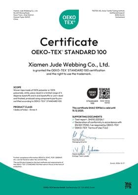 JUDE OEKO-TEX STANDARD 1OO