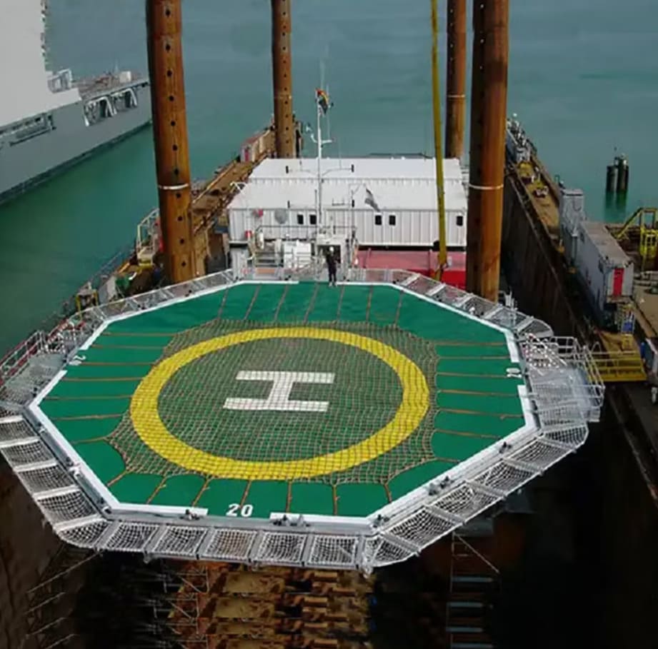 Helideck Landing Net Webbing Application (1)